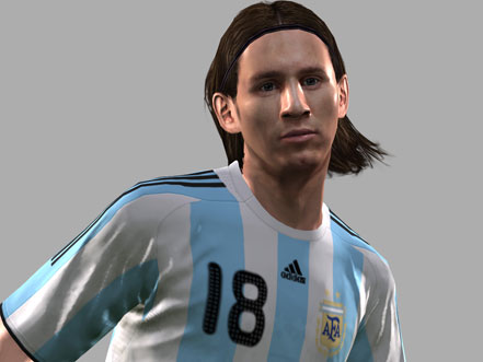 Messi, the new face of PES 2009