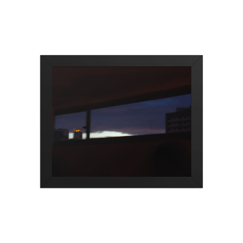 Blue Hour I — framed print