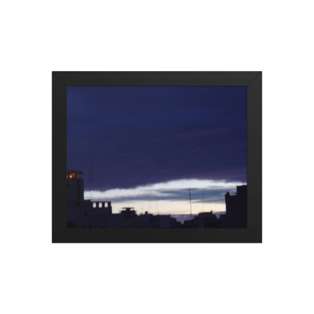 Blue Hour III — framed print