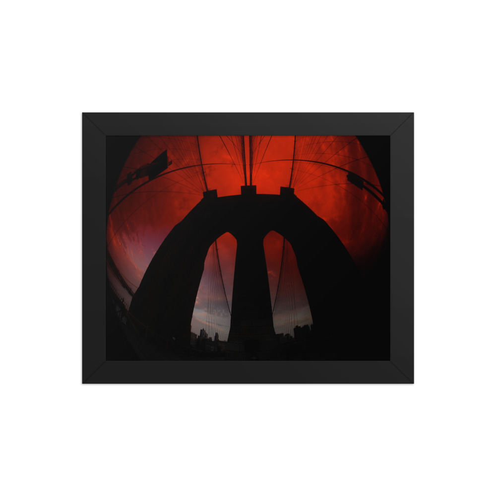 Brooklyn Bridge IV — framed print