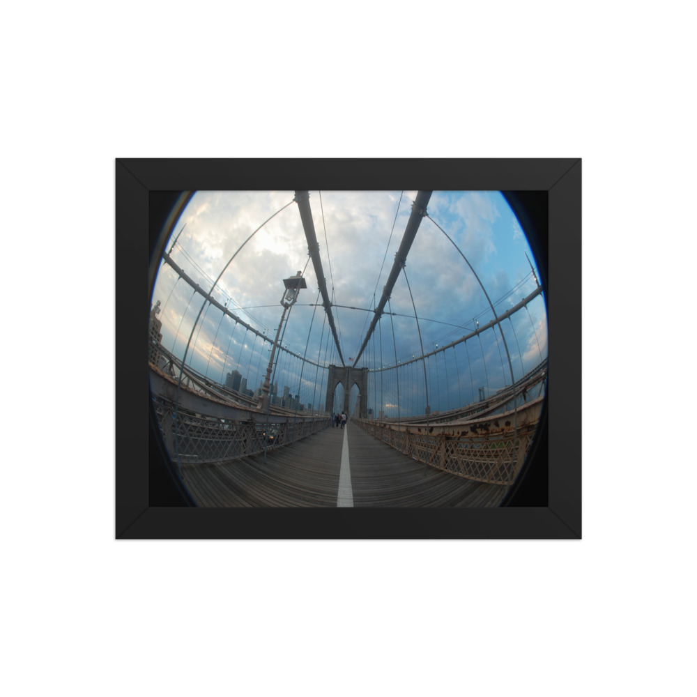 Brooklyn Bridge VIII — framed print