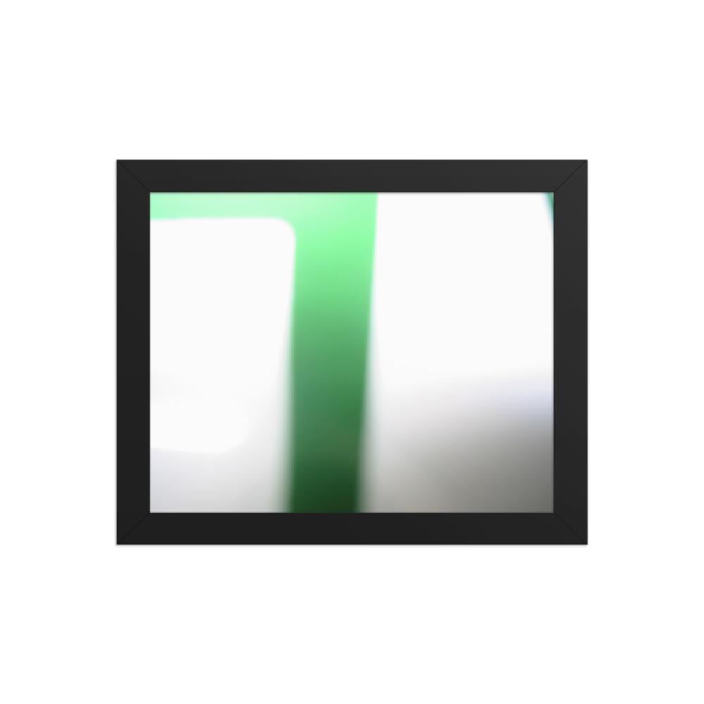 Green Angle — framed print