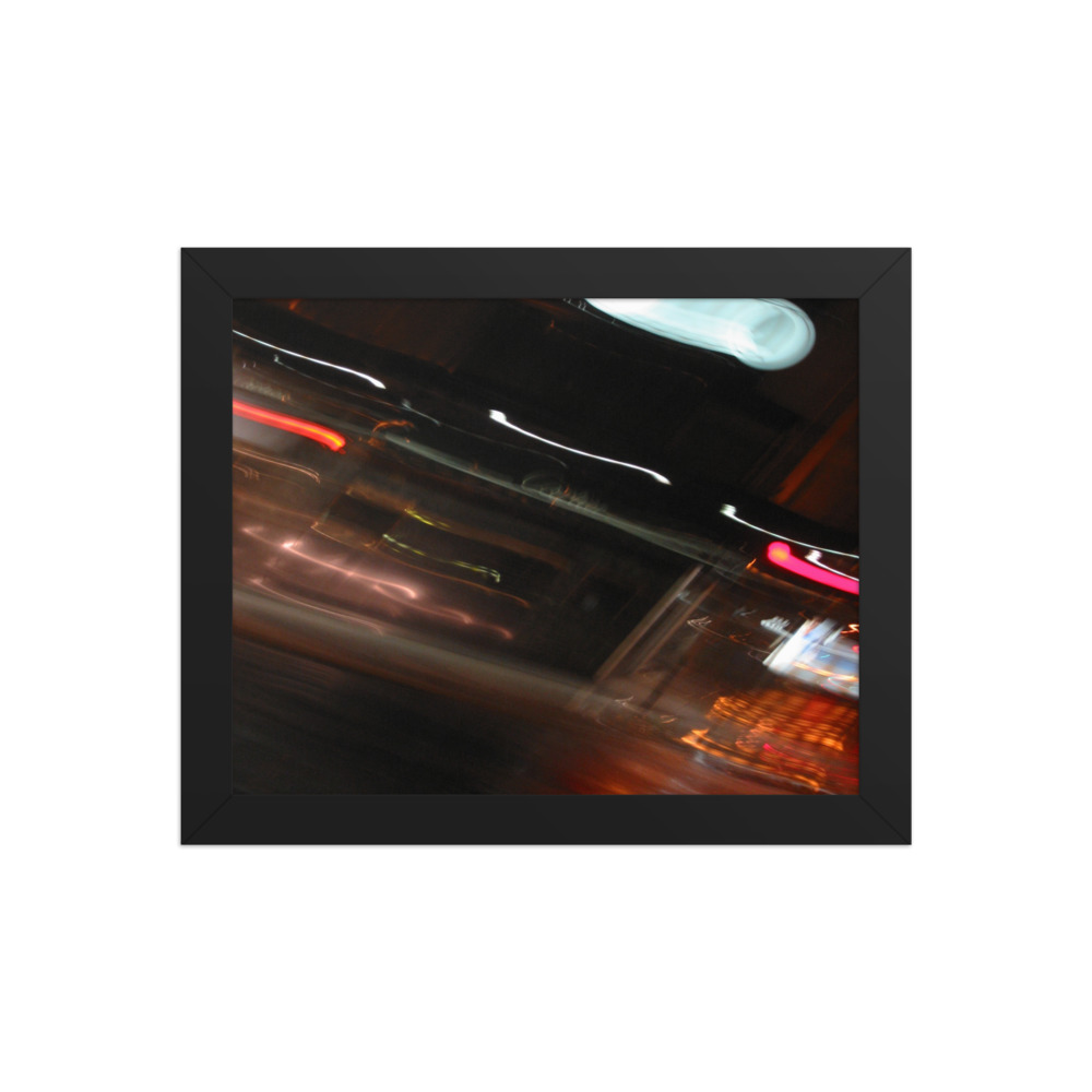 Late Night — framed print