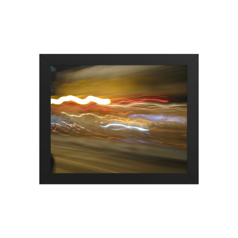 Night Drive I — framed print