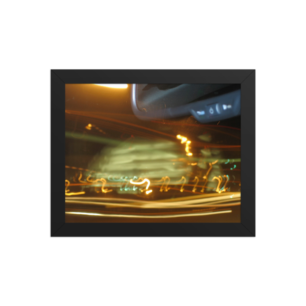 Night Window — framed print