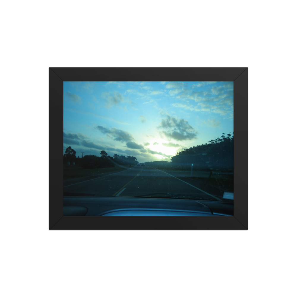Open Road — framed print
