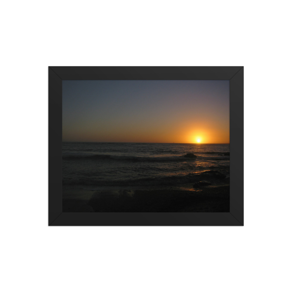 Punta, Enero X — framed print