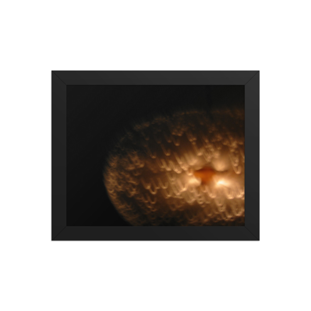Warm Circle — framed print