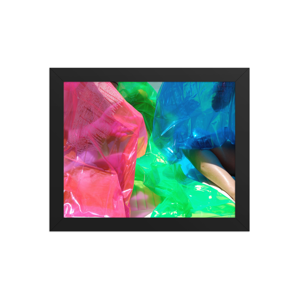 Wrapped — framed print
